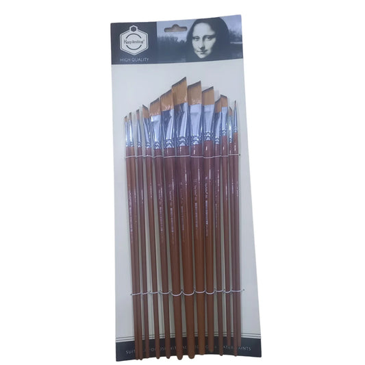 Keep Smiling A8004 13Pcs Nylon Long Handle Angular Brush Set at Best Price in Pakistan. Best Art Supplies, Office & Stationery Store. ✓Free Delivery ✓Cash on Delivery ✓Deals