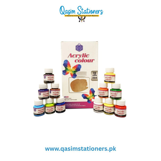Keep Smiling Acrylic Color Colour 12 x 25ml at Best Price in Pakistan. Best Art Supplies, Office & Stationery Store. ✓Free Delivery ✓Cash on Delivery ✓Deals