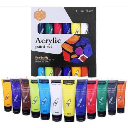 Buy Keep Smiling Acrylic Paint Color Pack of 12 x 30ml at Best Price in Pakistan. Best Art Supplies & Stationery Store Check Price and Buy Online ✓ Free Delivery