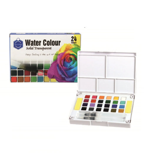 Buy Keep Smiling Aquarelle Solid Transparent watercolor Paint set Pack of 24 at Best Price in Pakistan. Best Art Supplies & Stationery Store. ✓ Free Delivery