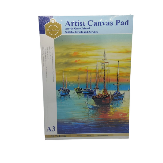 Keep Smiling Canvas Pad for Acrylic & Oil Colors 280gsm - A3 at Best Price in Pakistan. Best Art Supplies, Office & Stationery Store. ✓Free Delivery ✓Cash on Delivery ✓Deals