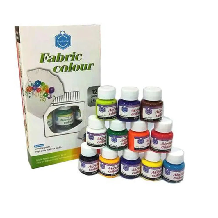 Keep Smiling Fabric Color Paint 12 x 25ml at Best Price in Pakistan. Best Art Supplies, Office & Stationery Store. ✓Free Delivery ✓Cash on Delivery ✓Deals