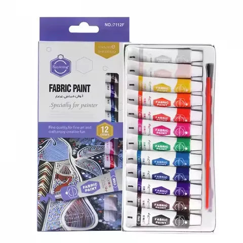 Buy Keep Smiling Fabric Paint Color 12 pcs x 12ml at Best Price in Pakistan. Best Art Supplies, Office & Stationery Store ✔complete range of Fabric Paint Colors