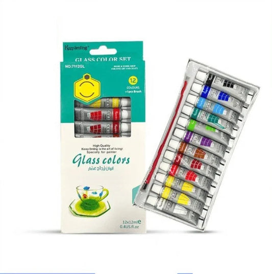 Buy Keep Smiling Glass Paint Color Pack of 12 x 12ml at Best Price in Pakistan. Best Art Supplies, Office & Stationery Store ✔complete range of Glass Paint Colors