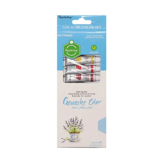 Buy Keep Smiling Gouache Color 6ml Pack Of 12 at Best Price in Pakistan. Best Art Supplies, Office & Stationery Store ✔ Free Delivery ✓ Art Deals. Gouache paint has a much higher pigment content and the pigment is ground