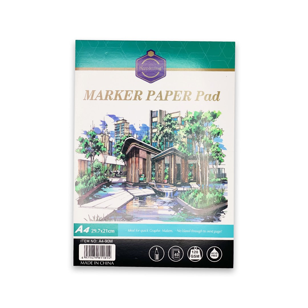 Keep Smiling Marker Paper Pad, Marker Art Pad 40 Sheets, A4 Size at Best Price in Pakistan. Best Art Supplies, Office & Stationery Store. ✓Free Delivery ✓Cash on Delivery ✓Deals