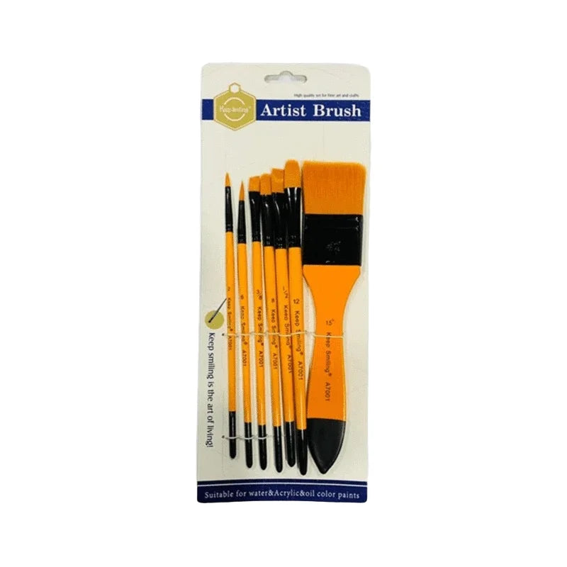Buy Keep Smiling Multi shapes Paint Brush (A7001) - Pack of 7 at Best Price in Pakistan. Best Art Supplies, Office & Stationery Store. ✓Free Delivery ✓Cash on Delivery ✓Deals