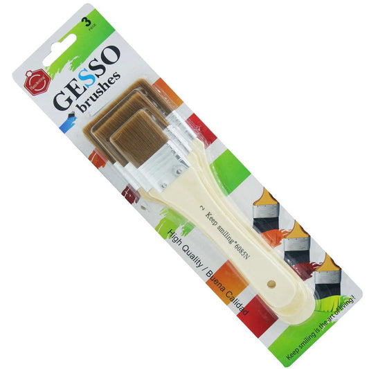 Buy Keep Smiling Professional Gesso Brush Base Making Paint Brush Set - Pack of 3 at Best Price in Pakistan. Best Art Supplies, Office & Stationery Store. ✓Free Delivery ✓Cash on Delivery ✓Deals