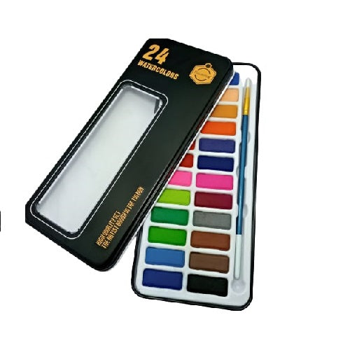 Buy Keep Smiling Watercolor Set In Tin Box 24 Colors at Best Price in Pakistan. Best Art Supplies & Stationery Store. ✓ Free Delivery ✓Cash on Delivery ✓ Deals