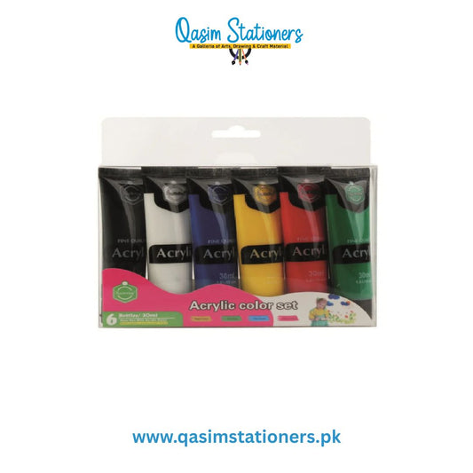Buy Keep Smiling Acrylic Paint Color Pack of 6 x 30ml at Best Price in Pakistan. Best Art Supplies & Stationery Store Check Price and Buy Online ✓ Free Delivery