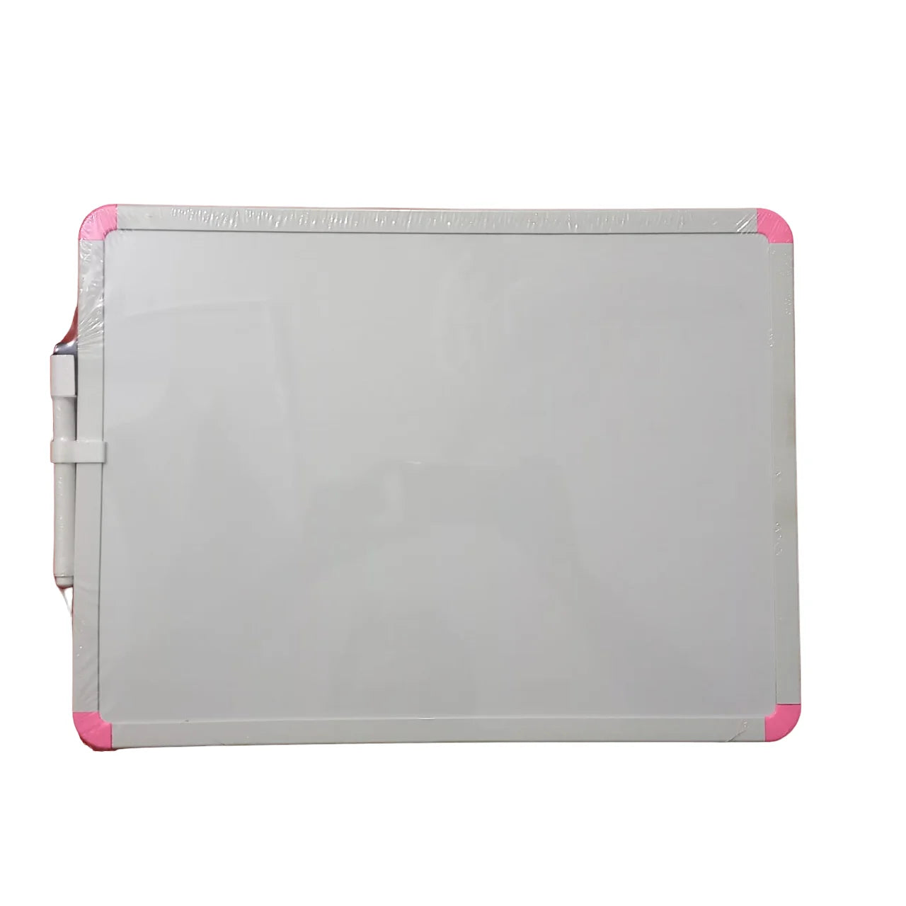 Magnetic Double sided White Board Dry Erase Board, 30 x 40 cm, White Frame with Board Marker, Light Weight high Quality