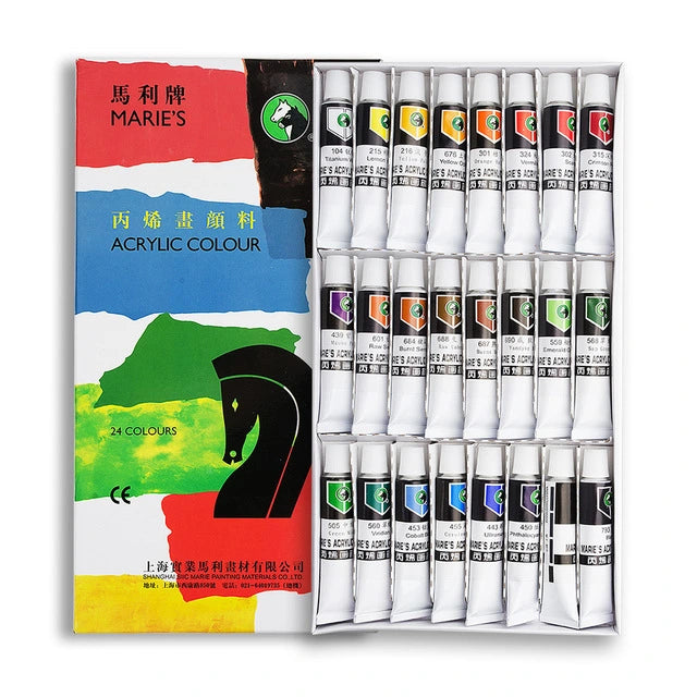 Buy Marie's Acrylic Paint Color Pack of 24 x 12ml at Best Price in Pakistan. Best Art Supplies & Stationery Store Check Price and Buy Online ✓ Free Delivery