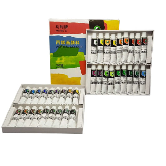 Buy Marie's Acrylic Paint Color Pack of 36 x 12ml at Best Price in Pakistan. Best Art Supplies & Stationery Store Check Price and Buy Online ✓ Free Delivery