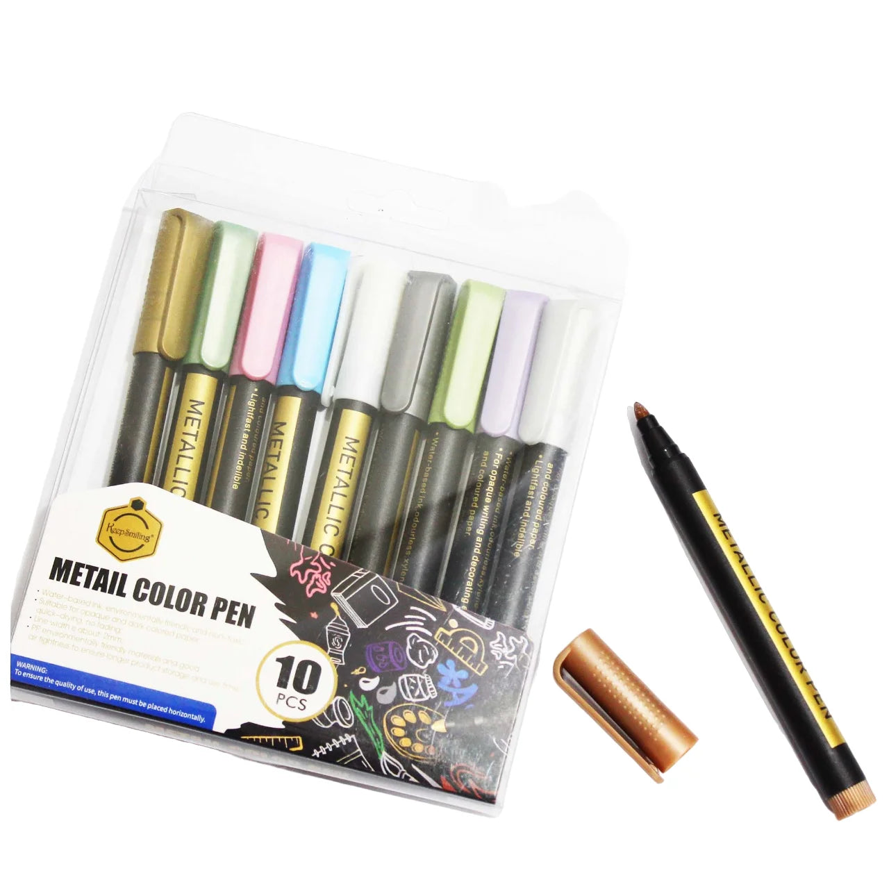 Buy Metallic Paint Markers Pen Set - Pack of 10 at Best Price in Pakistan. Best Art Supplies, Office & Stationery Store. ✓Free Delivery ✓Cash on Delivery ✓Deals