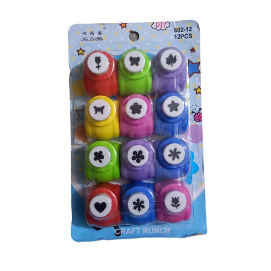 Mini DIY Assorted Paper Punching Machines Set of 12pcs Crafts Punch at Best Price in Pakistan. Best Art Supplies, Office & Stationery Store. ✓ Free Delivery ✓ Cash on Delivery ✓ Deals