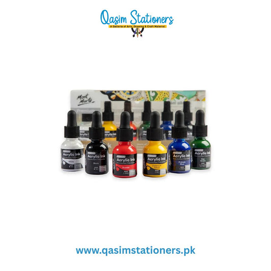 Buy Mont Marte Acrylic Ink Premium 6pc x 20ml at Best Price in Pakistan. Best Art Supplies, Office & Stationery Store. ✓Free Delivery ✓Cash on Delivery ✓Deals