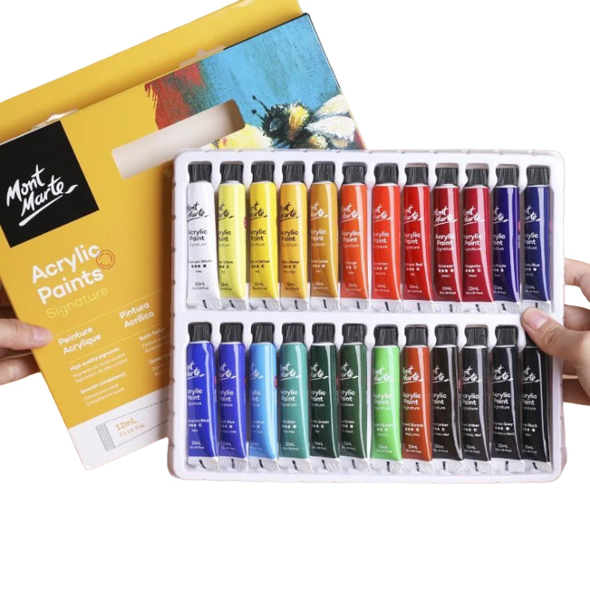 Buy Mont Marte Signature Acrylic Paint Set, 24 Colors x 12 ml at Best Price in Pakistan. Best Art Supplies & Stationery Store. ✓ Free Delivery ✓ Cash on Delivery