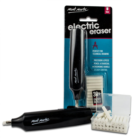 Buy Mont Marte Electric Eraser - 30 Pieces Refills Included at Best Price in Pakistan. Best Art Supplies & Stationery Store. ✓ Free Delivery ✓Cash on Delivery ✓ Deals