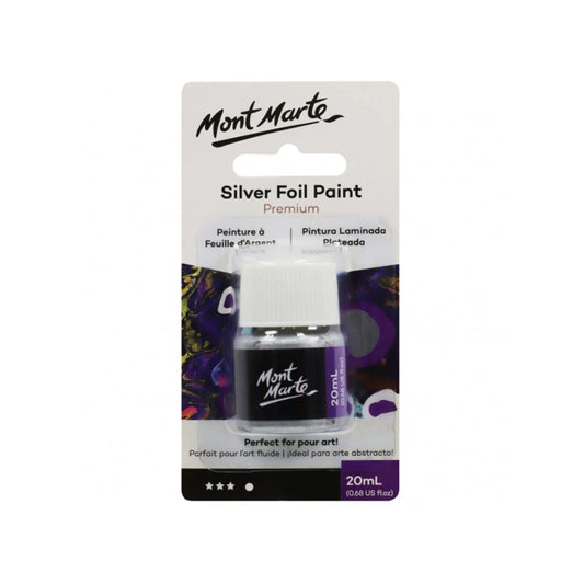 Buy Mont Marte Premium Foil Paint Silver 20ml at Best Price in Pakistan. Best Art Supplies & Stationery Store Check Price and Buy Online ✓ Free Delivery