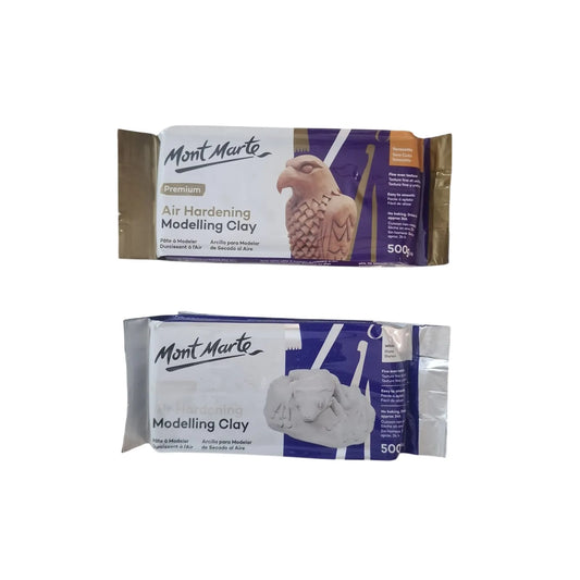 Buy Mont Marte Premium Air Hardening Modelling Clay - White 500g at Qasimstationers.pk. Enjoy quality crafting at the best price online today!