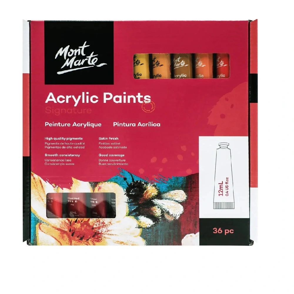 Buy Mont Marte Signature Acrylic Paint Set, 36 Colors x 12 ml at Best Price in Pakistan. Best Art Supplies & Stationery Store. ✓ Free Delivery ✓ Cash on Delivery