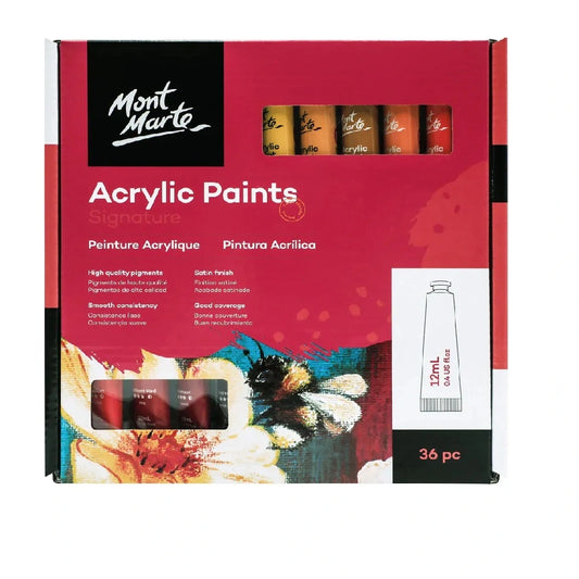 Buy Mont Marte Signature Acrylic Paint Set, 36 Colors x 12 ml at Best Price in Pakistan. Best Art Supplies & Stationery Store. ✓ Free Delivery ✓ Cash on Delivery