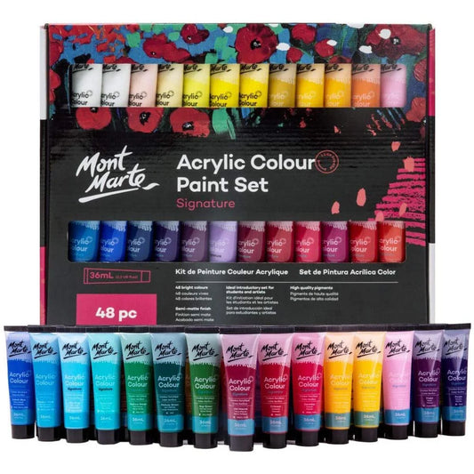 Buy Mont Marte Signature Acrylic Paint Set, 48 Colors x 36 ml at Best Price in Pakistan. Best Art Supplies & Stationery Store. ✓ Free Delivery ✓ Cash on Delivery