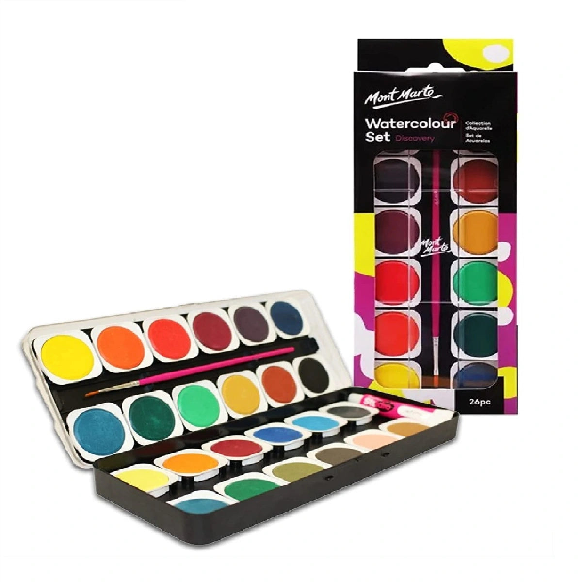 Mont Marte Studio Series - Watercolor Cake 26pc at Best Price in Pakistan. Best Art Supplies, Office & Stationery Store. ✓Free Delivery ✓Cash on Delivery ✓Deals
