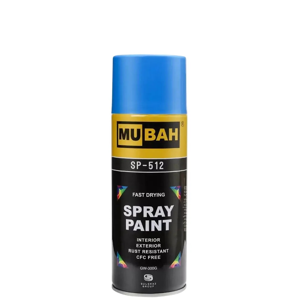 Shop Mubah Spray Paint No.15 Sky Blue - 400 ml at Qasimstationers.pk. Find the best price and unleash your creativity with our premium spray paint!