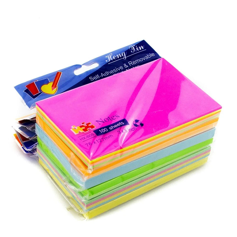 Stay organized with our colorful sticky notes available in multiple sizes at Qasimstationers.pk. Perfect for reminders. Shop now for free shipping!