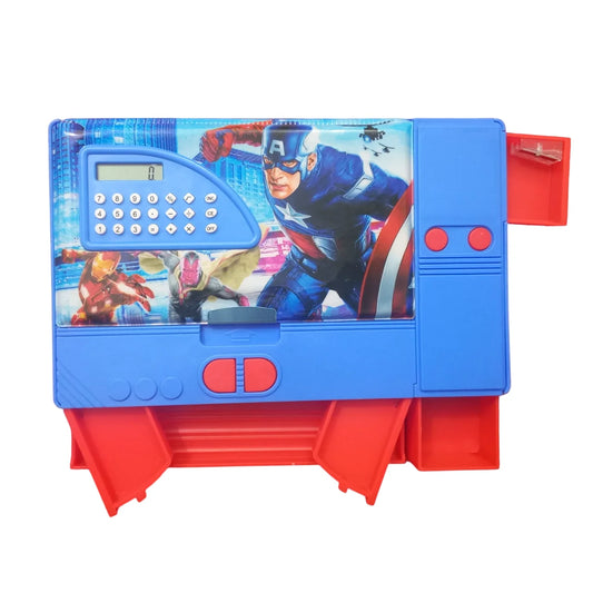 Multifunctional Jumbo Dual Side Magnetic Multipurpose Pencil Box with Calculator for Kids (Avengers) at Best Price in Pakistan. Best Art Supplies, Office & Stationery Store. ✓ Free Delivery ✓ Cash on Delivery ✓ Deals