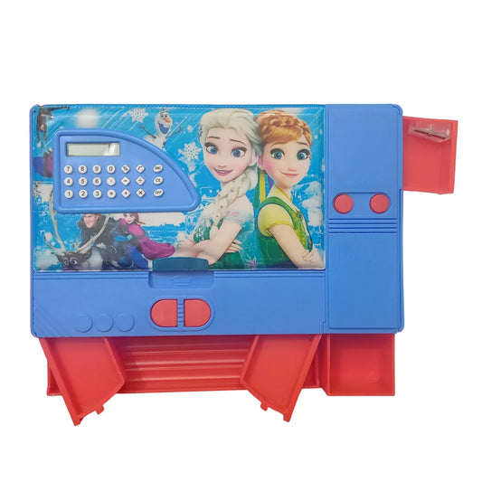 Multifunctional Jumbo Dual Side Magnetic Multipurpose Pencil Box with Calculator for Kids (Frozen) at Best Price in Pakistan. Best Art Supplies, Office & Stationery Store. ✓ Free Delivery ✓ Cash on Delivery ✓ Deals
