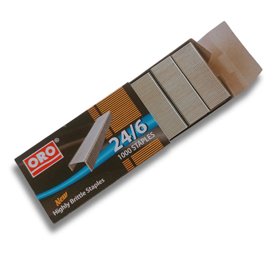 Buy ORO Staples Pin No.24/6 at Best Art Supplies & Stationery Store. Check Price and Buy Online. ✓ Free Shipping ✓ Cash on Delivery