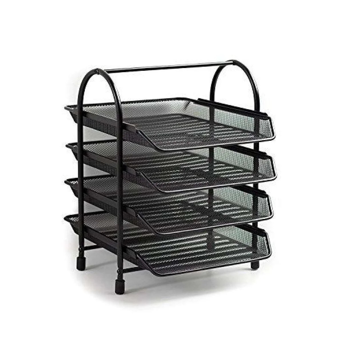 Keep your workspace clutter-free with our 4 Tier Heavy Duty Metal Desktop Letter Tray. A stylish and functional solution for all your document organization needs.
