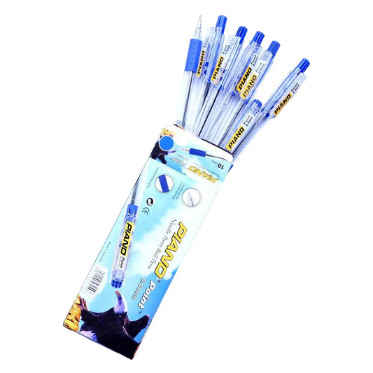 Piano Point 0.8mm Needle Point Ball Pen - 10 Pcs at Best Price in Pakistan. Best Art Supplies, Office & Stationery Store. ✓ Free Delivery ✓ Cash on Delivery ✓ Deals