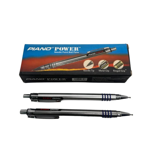 Piano Power Ball Point pen Blue - 10 pcs at Best Price in Pakistan. Best Art Supplies, Office & Stationery Store. ✓ Free Delivery ✓ Cash on Delivery ✓ Deals