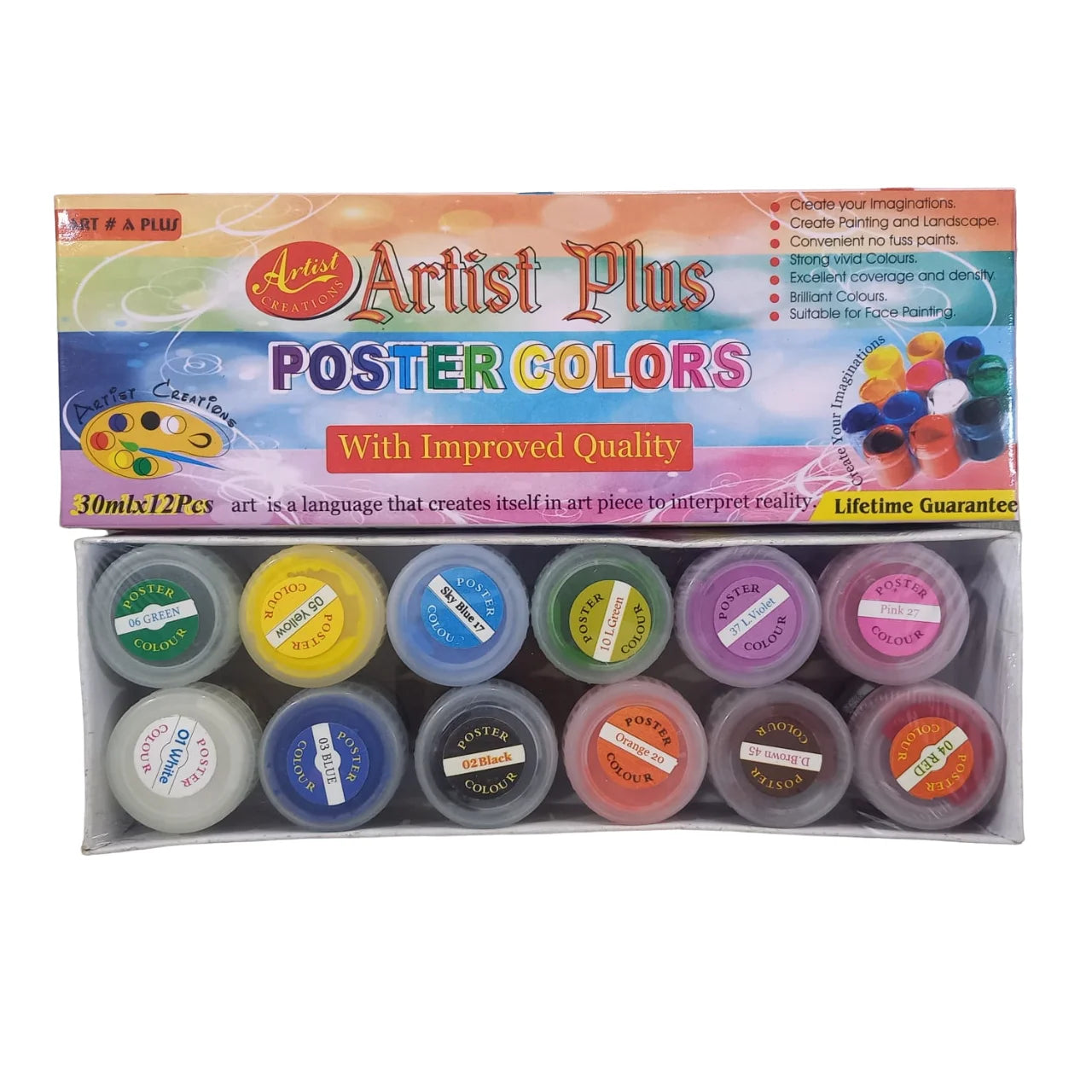 Buy Pack of 12 Poster Color x 30ml at Best Price in Pakistan. Best Art Supplies & Stationery Store. ✓Free Delivery ✓Check Price and Buy Online ✓Cash on Delivery