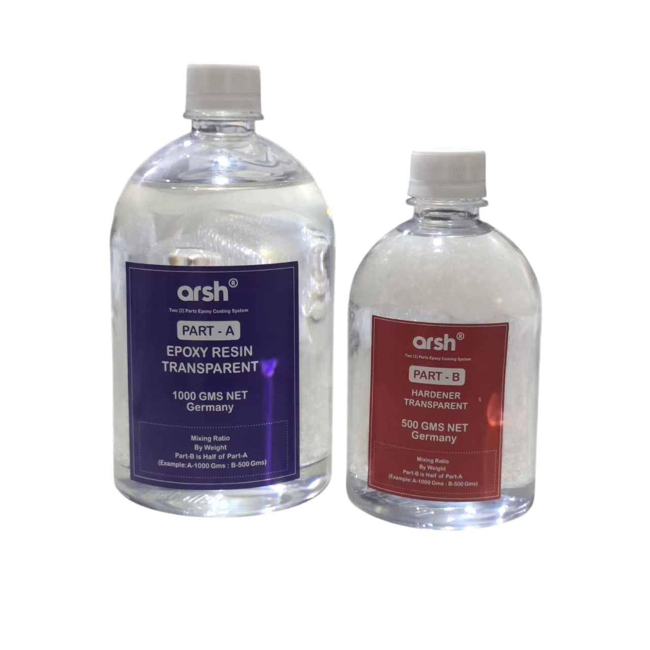 Create stunning art with our imported epoxy resin kit. This 2:1 ratio formula offers a durable, self-levelling finish that protects and enhances your creations.