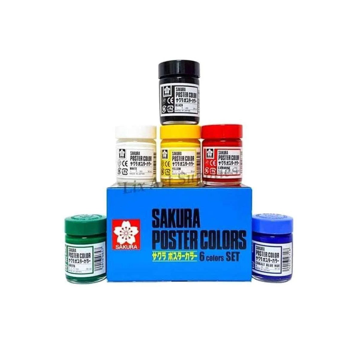 Buy Sakura Poster Color Set Of 6 at Qasimstationers.pk Best Art Supplies & Stationery Store. Check Price and Buy Online. ✓ Free Shipping ✓ Cash on Delivery