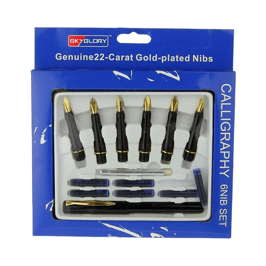 Sky Glory Calligraphy Ink Pen Set 6 Nib Set at Best Price in Pakistan. Best Art Supplies, Office & Stationery Store. ✓Free Delivery ✓Cash on Delivery ✓Deals