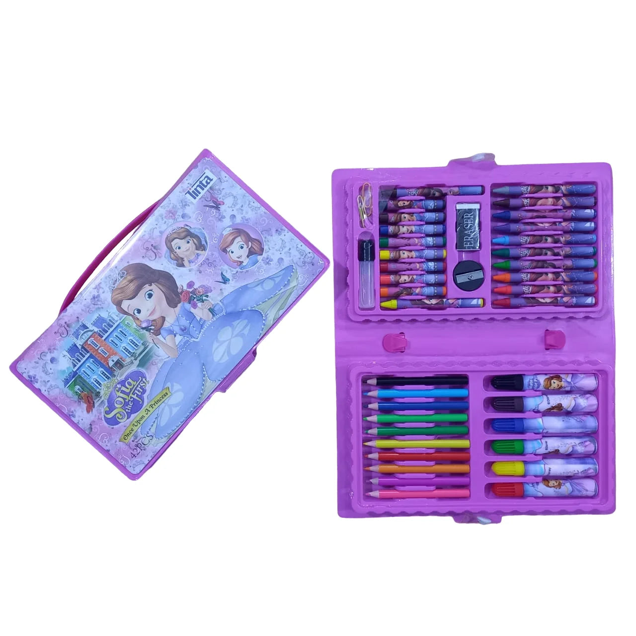 Sofia 42 PCS Multi Coloring Kit/Set With Button Box at Best Prices at Best Price in Pakistan. Best Art Supplies, Office & Stationery Store. ✓ Free Delivery ✓ Cash on Delivery ✓ Deals