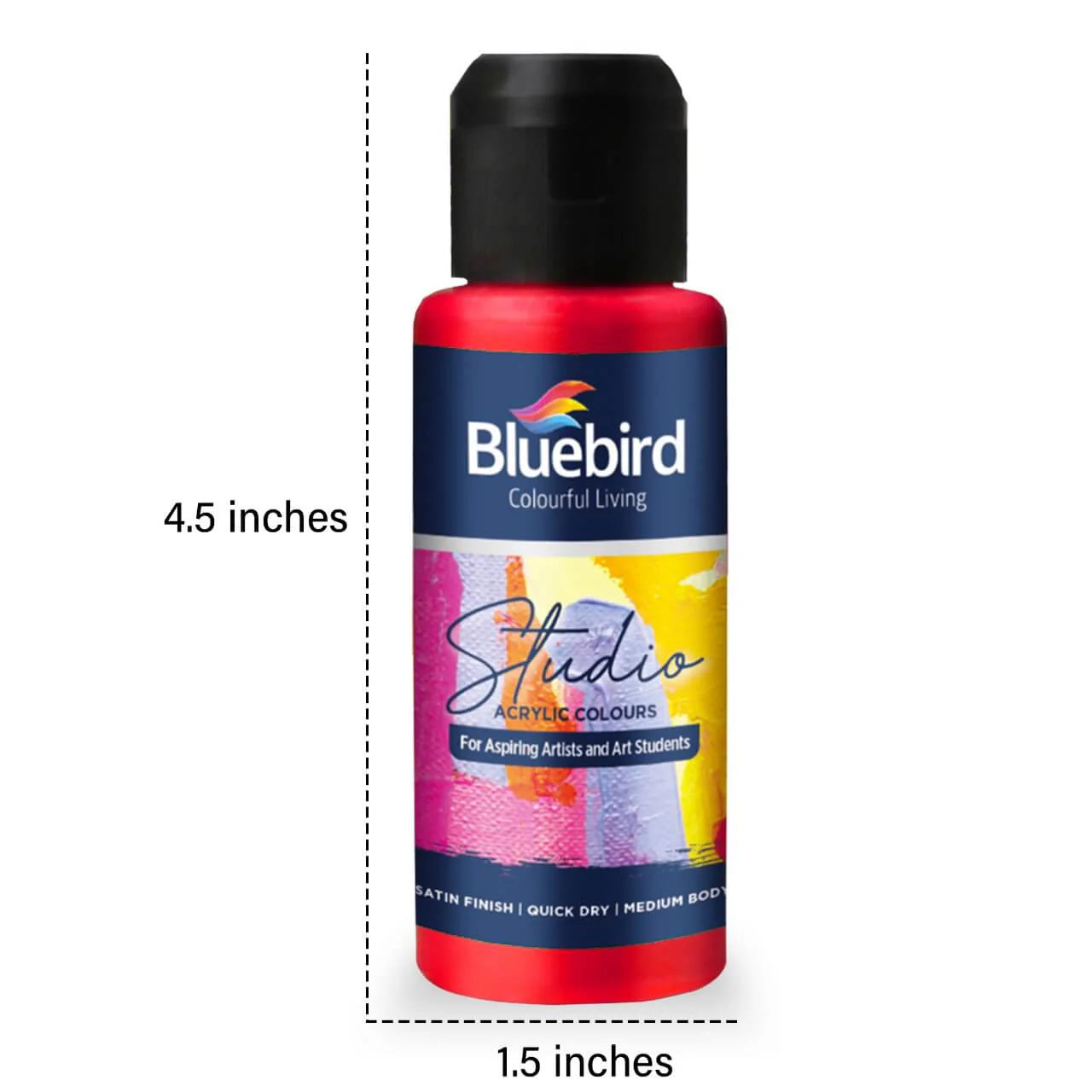 Set of 6 neon acrylic paint tubes, 100ml each, featuring bright fluorescent colors for bold, vibrant art and craft projects.