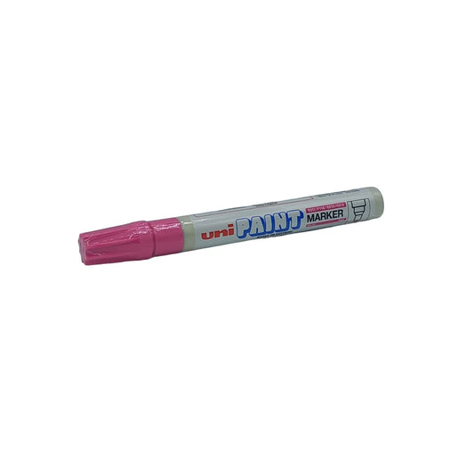 Buy UNI Paint Marker Pink online at best price in Pakistan from Qasimstationers.pk Available in All Colors and shades See Options pay cash on delivery right at your doorstep. Uni Paint Marker writes on virtually any surface glass, metal, wood, rubber, stone, plastic, paper, vinyl, leather, canvas Quick drying ink marks opaque