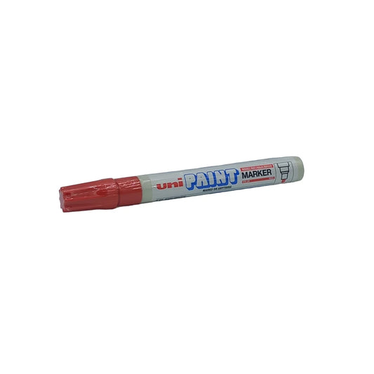 Buy UNI Paint Marker Red online at best price in Pakistan from Qasimstationers.pk Available in All Colors and shades See Options pay cash on delivery right at your doorstep. Uni Paint Marker writes on virtually any surface glass, metal, wood, rubber, stone, plastic, paper, vinyl, leather, canvas Quick drying ink marks opaque