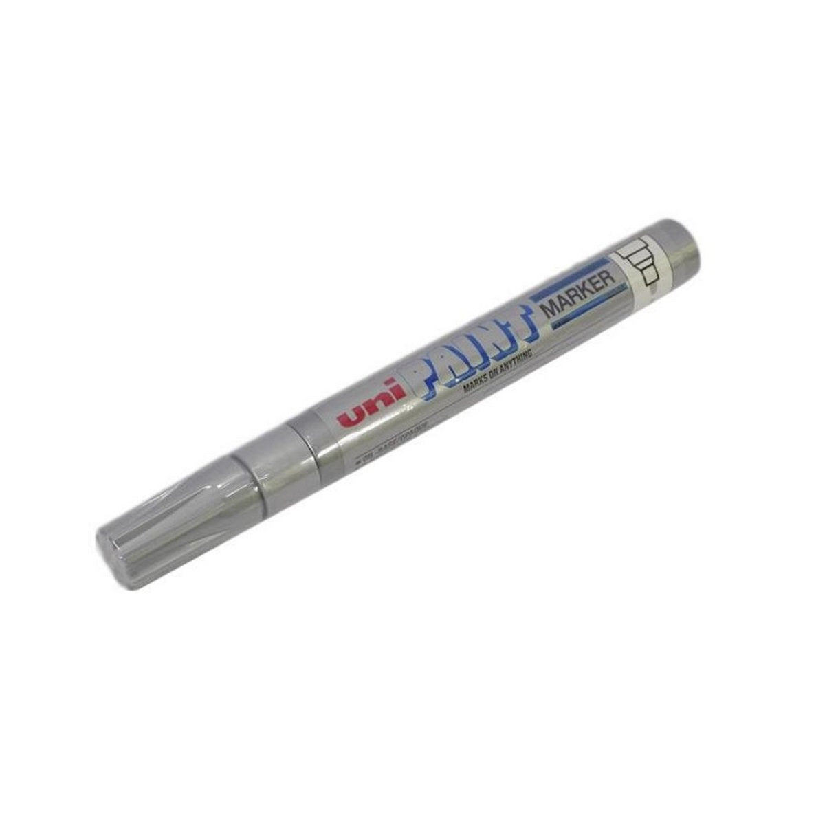 Buy UNI Paint Marker Silver online at best price in Pakistan from Qasimstationers.pk Available in All Colors and shades See Options pay cash on delivery right at your doorstep. Uni Paint Marker writes on virtually any surface glass, metal, wood, rubber, stone, plastic, paper, vinyl, leather, canvas Quick drying ink marks opaque