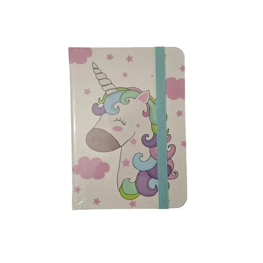 A7 Cute Unicorn-Themed Notebook Diary Set | Magical Design with Elastic Band | Perfect for Kids & Gifts