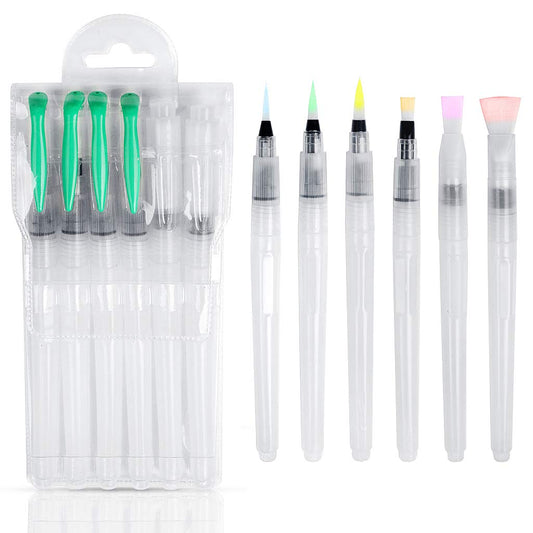 Watercolor Brush Pen Refillable Calligraphy Drawing Pen - Pack of 6 at Best Price in Pakistan. Best Art Supplies, Office & Stationery Store. ✓Free Delivery ✓Cash on Delivery ✓Deals