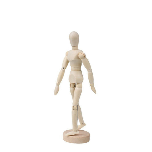 Hardwood manikins are useful tools to draw with flexible spring joints to permit life-like poses and mimic human.