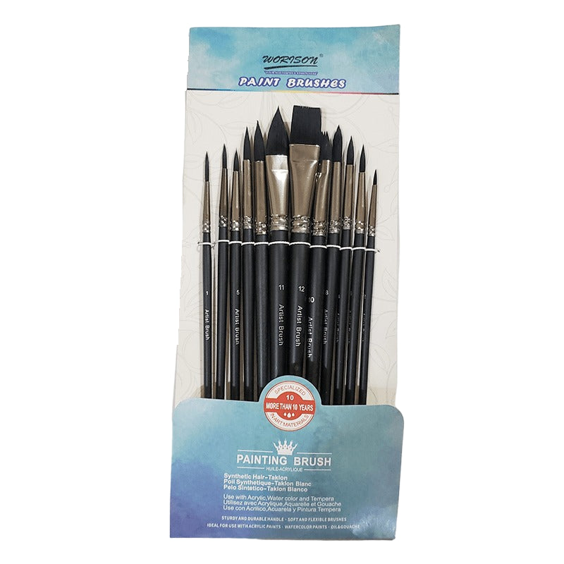 Worison Multishaes Brush Black Qasimstationers.k