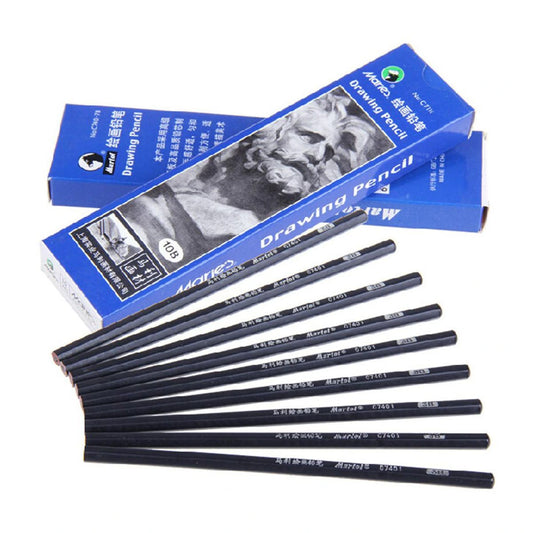 Maries Drawing & Sketch Pencils 8 Pcs (B, 2B, 3B, 4B, 5B, 6B, 7B, 8B)